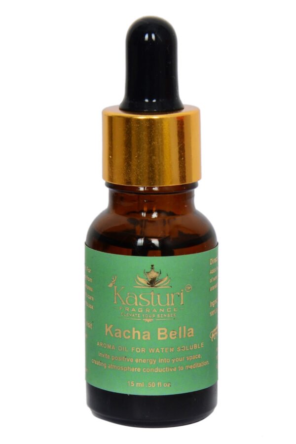Kasturi Fragrance , Bath Essential Oil 15 ml, Kacha Bella , Premium Water Soluble Fragrance