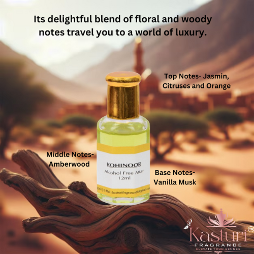 Kohinoor, Active Premium Long Lasting Attar