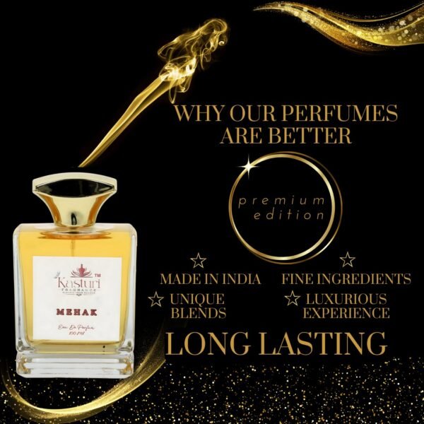 Mehak Perfume for Men Women | Long Lasting Smell – 100ML | All Day Fresh Scent Perfume | Premium Luxury Fragrance| Eau De Parfum